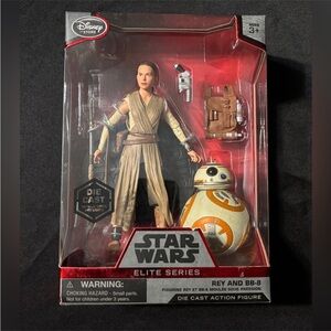 Elite series Rey and BB -8 Star Wars figures